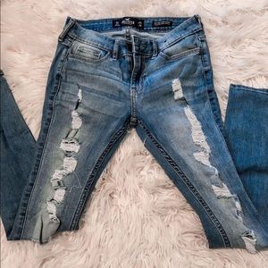 Hollister Low rise super skinny jeans